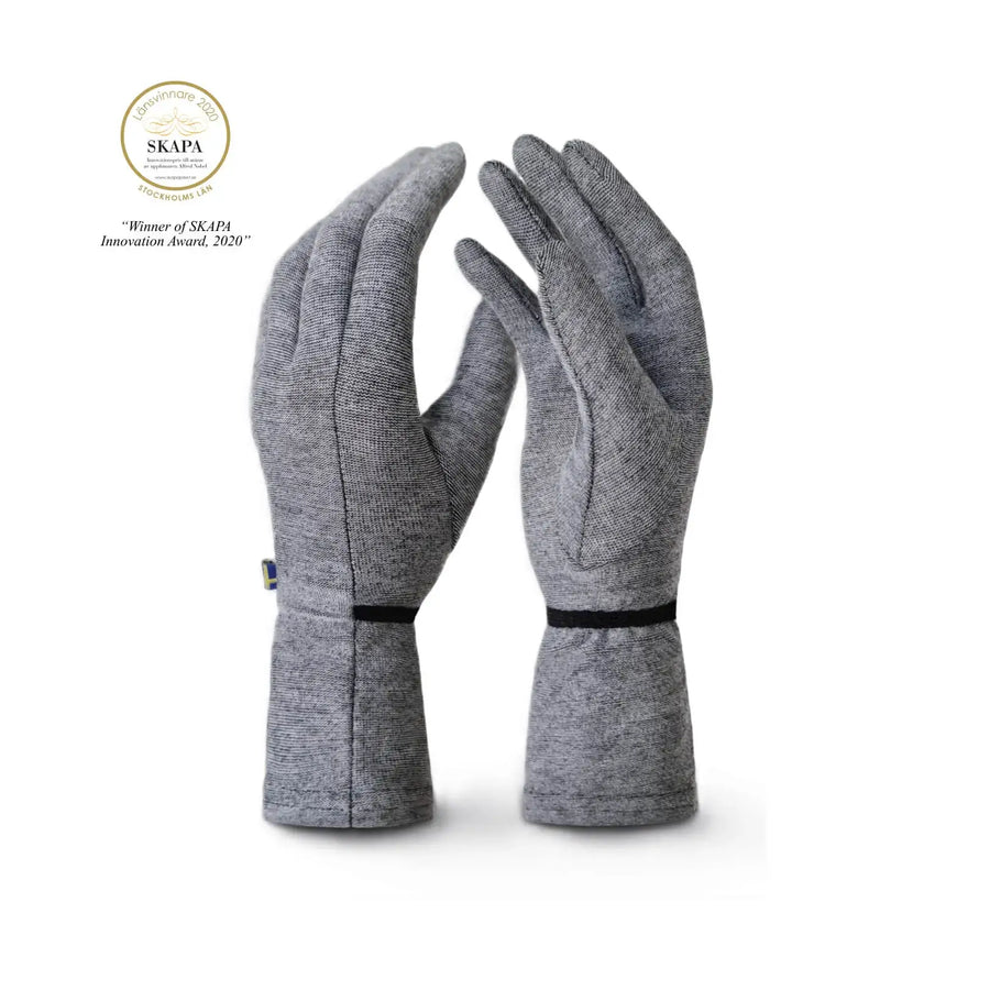 Designed for gloves where sweat becomes trapped