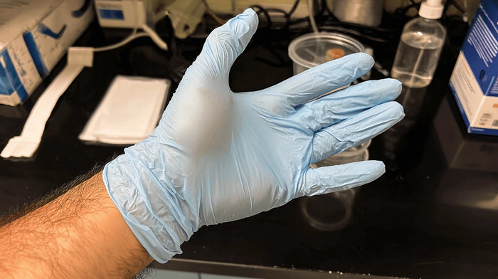 Why standard eczema glove advice fails inside sealed gloves